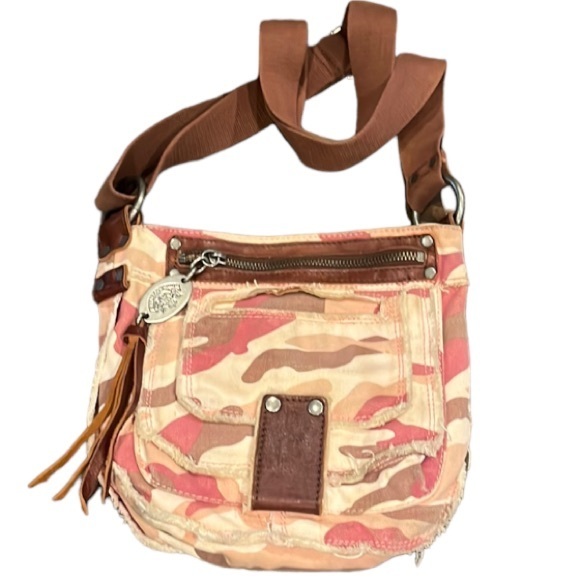 Juicy Couture Handbags - Vintage Juicy Couture Pink Camouflage Crossbody Bag